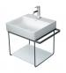 Duravit DuraSquare 50 stativ til h�ndvask - V�gh�ngt - Mat sort