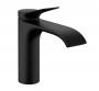 hansgrohe Vivenis 110 h�ndvaskarmatur m/l�ft-op bundventil - Mat sort