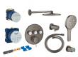 Grohe SmartControl komplet brusesystem m/SmartActive brus til indbygning - B�rstet Hard Graphite