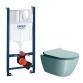 GSI Pura Ghiaccio 50 toiletpakke inkl. s�de m. softclose, cisterne og krom betjening