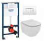 Ideal Standard Tesi toiletpakke inkl. s�de m/soft-close, mellem cisterne og hvid betjening