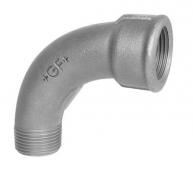 GF Galvaniseret lang b�jning - Muffe/Nippel - 3/4