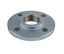 Galvaniseret st�lflange m/huller - 1 1/2