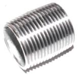 Forkromet nippelr�r 1/2