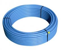 Uponor PE r�r 63 x 5,8 mm PN10 PE80-SDR11 bl�. rulle � 100 meter. DS-EN12201