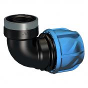 iJOINT 50 mm x 1 1/2" vinkel 90&deg; med muffe