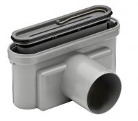 Unidrain Udl�bshus �75 mm vandret med vandl�s