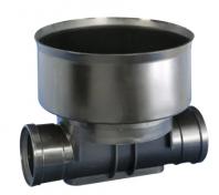 Wavin 110 x 425 mm TP1-br�nd, glat, lige genneml�b