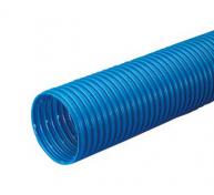 Wavin 92/80 mm PVC-dr�nr�r med 2,5 x 5 mm slids, 50 m, bl�