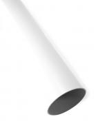 Plastmo nedf�rselsr�r 3 m. i hvid 75 mm