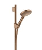 Hansgrohe Axor Uno bruses�t 90 cm m/ 3 jet h�ndbruser - B�rstet r�dguld