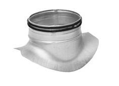 Lindab p&aring;stik 160 x 160mm