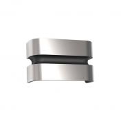 Lutec Architectural Maya udend�rslampe til v�g - Rustfrit st�l