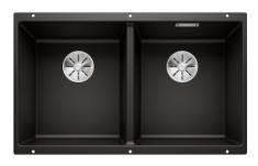Blanco Subline 350/350-U dobbelt k�kkenvask - Sort