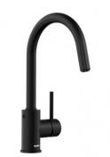 Blanco Mida-S k�kkenarmatur m/udtr�k - Sort mat
