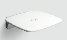 Restsalg - Hefe v&aelig;gh&aelig;ngt klaps&aelig;de hvid/krom - 1 stk. tilbage