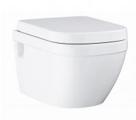 Grohe Euro Ceramic væghængt toilet Rimless inkl sæde m/soft close og quick release