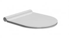 GSI kompakt slim toilets&aelig;de m/softclose & Quickrelease - Hvid