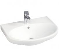 Gustavsberg Nautic 56 håndvask t/væg - Uden hanehul