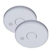 Life R�galarm Link Value 9V, tr�dl�s sammenkobling (2-pak) - Hvid