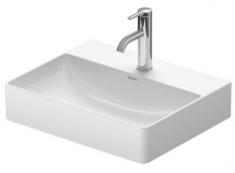 Duravit DuraSquare 50 h�ndvask t/v�g eller m�bel - Uden hanehul - Uden overl�b