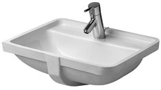 Duravit Starck 3 49 h�ndvask t/underlimning - 1 hanehul - Wondergliss