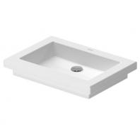 Duravit 2nd floor 58 h�ndvask t/nedf�ldning - Uden hanehul
