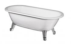 Gustavsberg fritstående badekar 6368 u/fødder