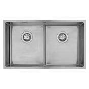 Intra Baltic 745 dobbelt k�kkenvask i rustfrit st�l