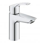 Grohe Eurosmart S h�ndvaskarmatur m/push open bundventil og WaterSaving - Krom