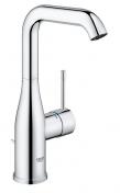 Grohe Essence New L h�ndvaskarmatur m/bundventil og svingtud - Krom