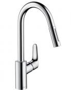 Hansgrohe Focus M41 k�kkenarmatur 240 m/udtr�k 2jet - Krom