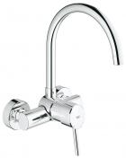 Grohe Concetto k�kkenbatteri t/v�g - Med svingtud