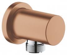 Grohe tilslutningsb&oslash;jning til bruseslange - B&oslash;rstet warm sunset