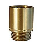 Haneforl&aelig;nger 15 mm - 1/2" - messing