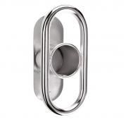 Frostline Duo væghængt slangesaddel - Poleret stål Frostline Duo væghængt slangesaddel - Poleret stål