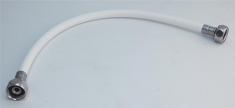 Tilslutningsslange &frac12;x&frac12;" 500 mm hvid
