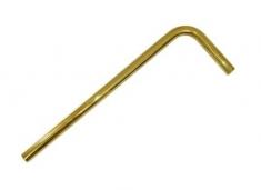 Afgangsr&oslash;r &Oslash;32 mm 220x680 mm poleret messing