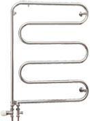 FM Mattsson håndklædetørrer - 62,8x79,8 cm - Krom