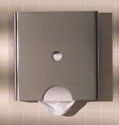 d line papirdispenser - V�gmonteret - Slebet rustfrit st�l