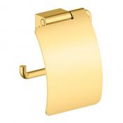 Damixa Zen toiletrulleholder m/l�g - B�rstet messing