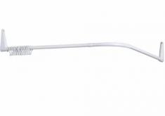 Van der P Erica2000 forh�ngsstang vinkel 85x85cm til brus - Hvid