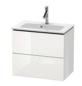 Duravit L-Cube 62 Compact vaskeskab - Hvid h�jglans