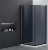 Nortiq brusehj�rne 90x90 - M�rkt glas/mat sort