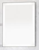 Cass�e Pisa spejl med LEDlys og sort ramme - 60x80 (vendbart)