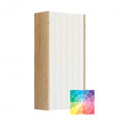 Dansani Luna Vintage overskab m/låge og riller - Højrehængslet - Natur eg/valgfri farve