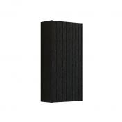 Dansani Luna Classic overskab m/låge og lameller - Højrehængslet - Eg noir