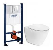 If� Spira Art toiletpakke inkl. s�de m/soft-close, cisterne og krom betjening
