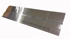 Varmefordelingsplade 20mm - 1150x280 mm s�mfri Alu