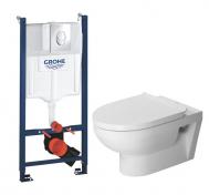 Duravit No. 1 Rimless toiletpakke inkl. s�de m/softclose, cisterne og krom betjening
